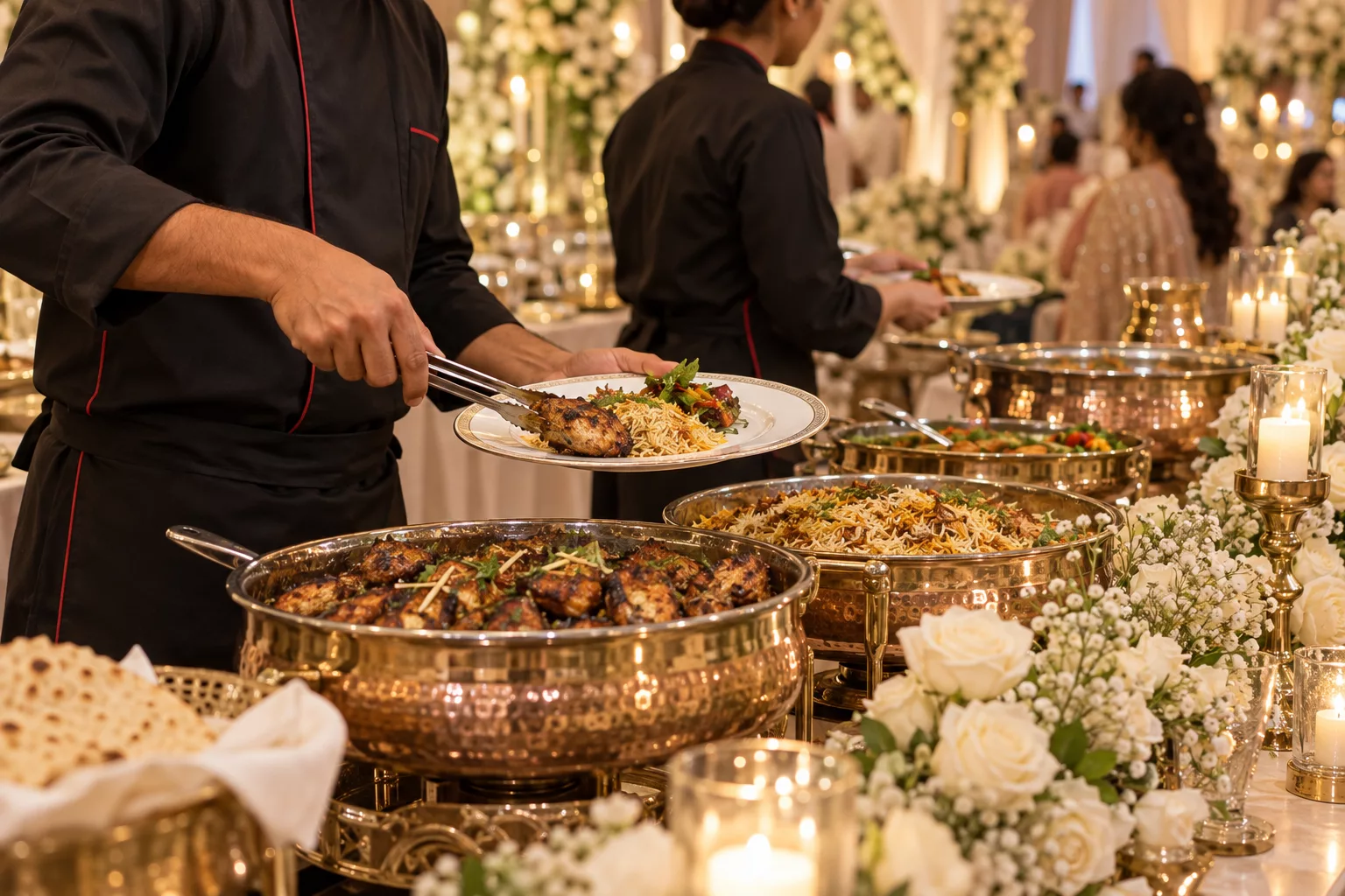 Wedding food and hospitality — concept imagery