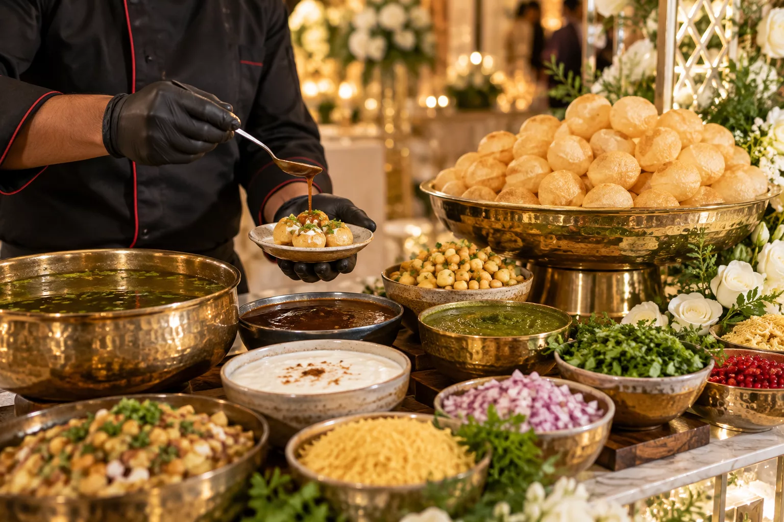 Chaat, Gol Gappay & Interactive Stations — concept imagery